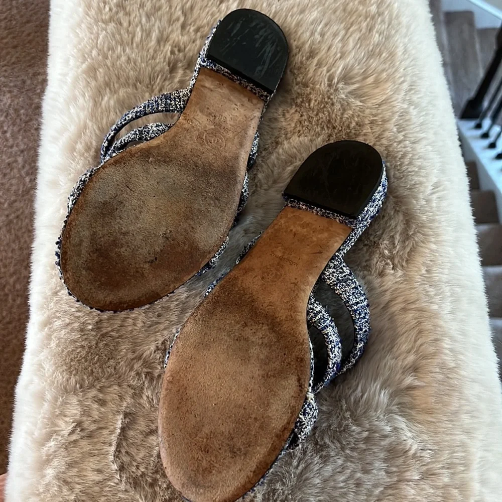 CHANEL tweed and lambskin mules/sandals - Picture 7 of 7